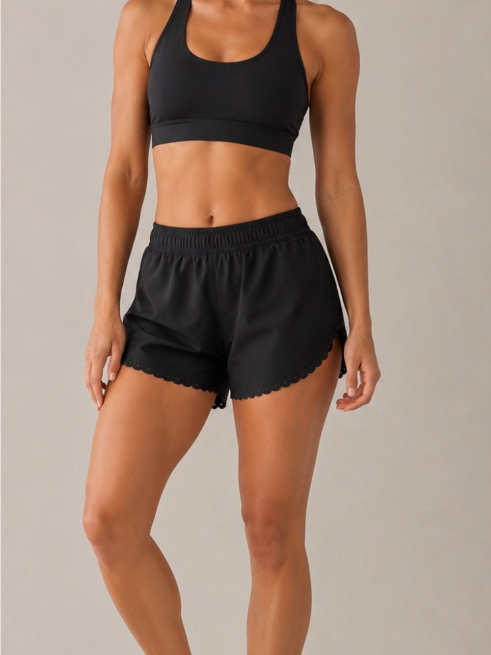 lululemon athletica Black Athletic Shorts-Size 4 - Picture 2 of 7